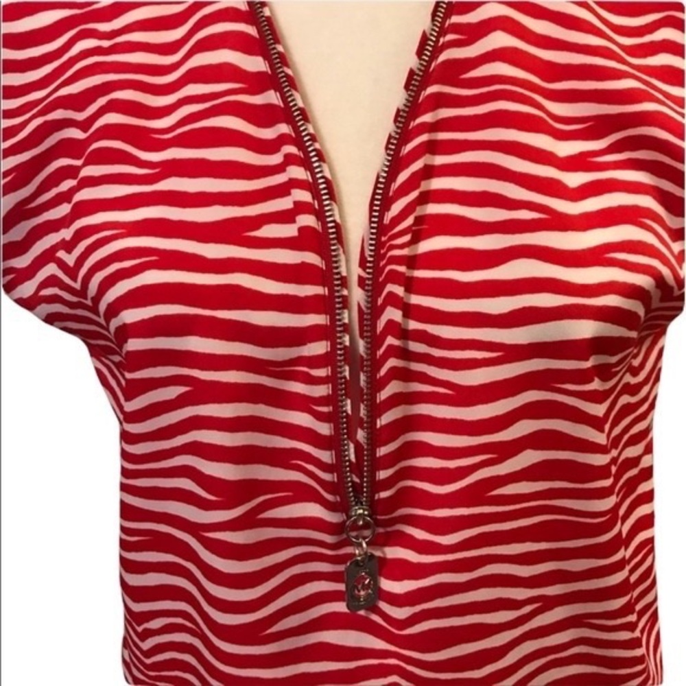 DC Bold Red and White Striped Fabric